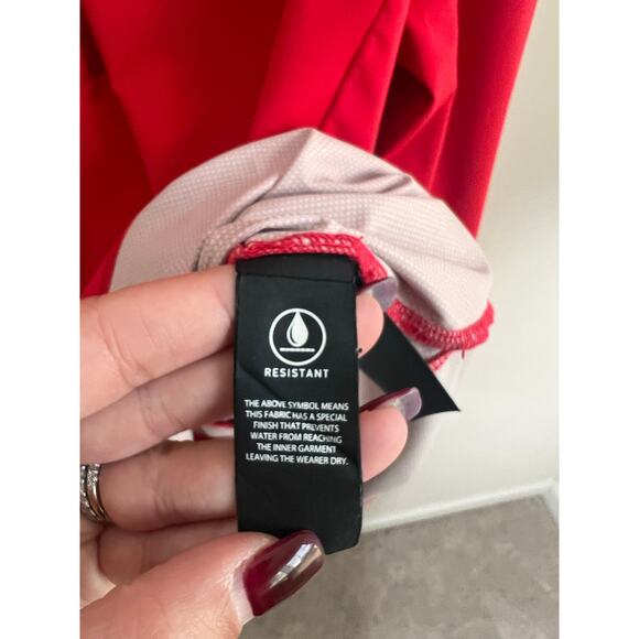 Ralph Lauren RLX Quarter-Zip Pullover Windbreaker Golf Jacket Red Men's Size L - Picture 8 of 11